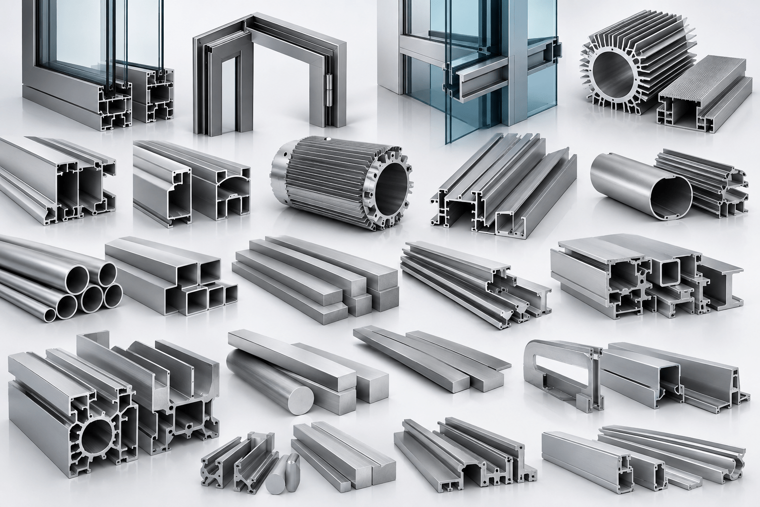 Custom Industrial Aluminium Profiles