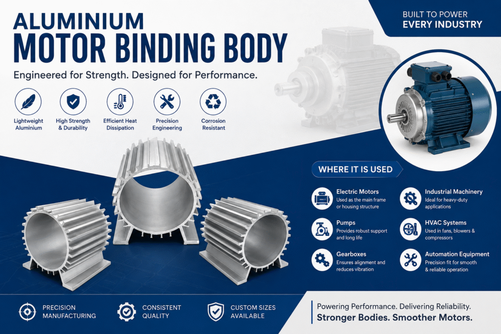 Aluminium Motor Binding Body Manufacturer