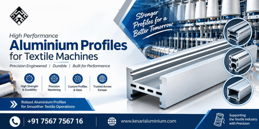 Aluminium Textile Machine Profile in Europe