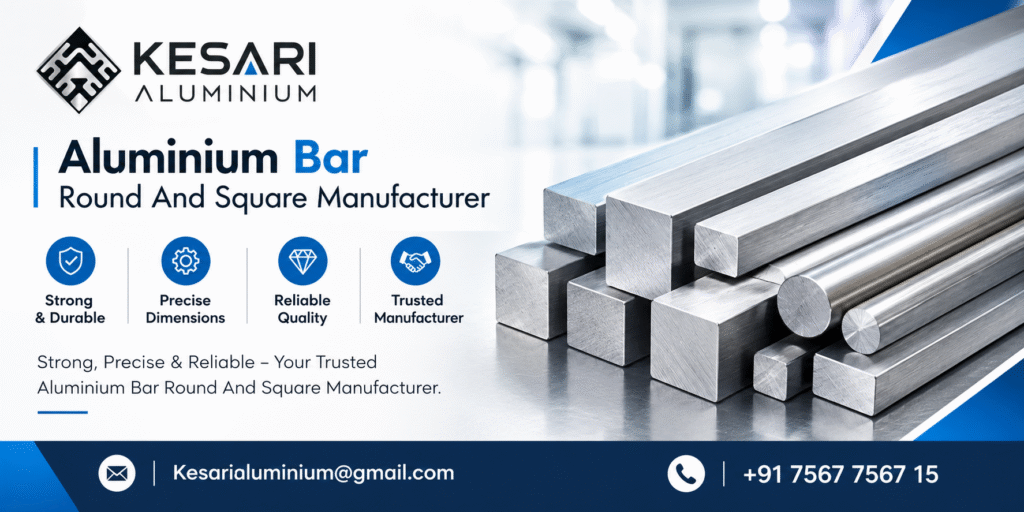 Aluminium Bar Round And Square Manufacturer